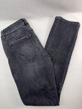 CAbi High Rise Classic Black Wash Straight Leg Jeans